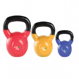 Half Vinyl Coated Kettlebells